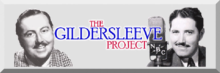 Gildersleeve Project Banner